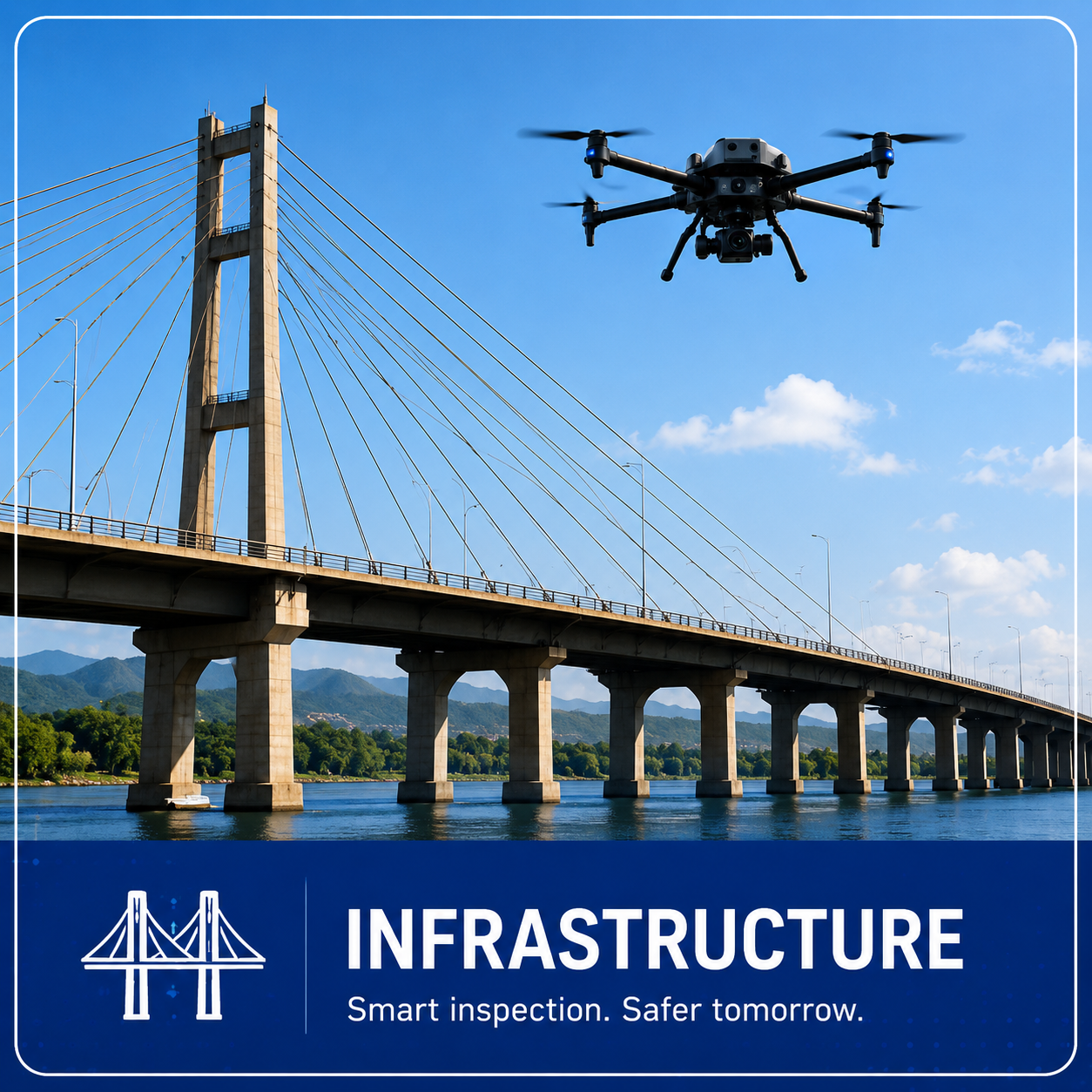 Infrastructure drone solution