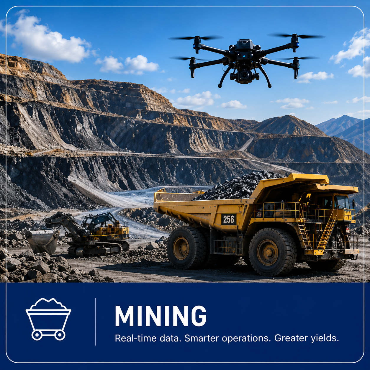 Mining drone solution