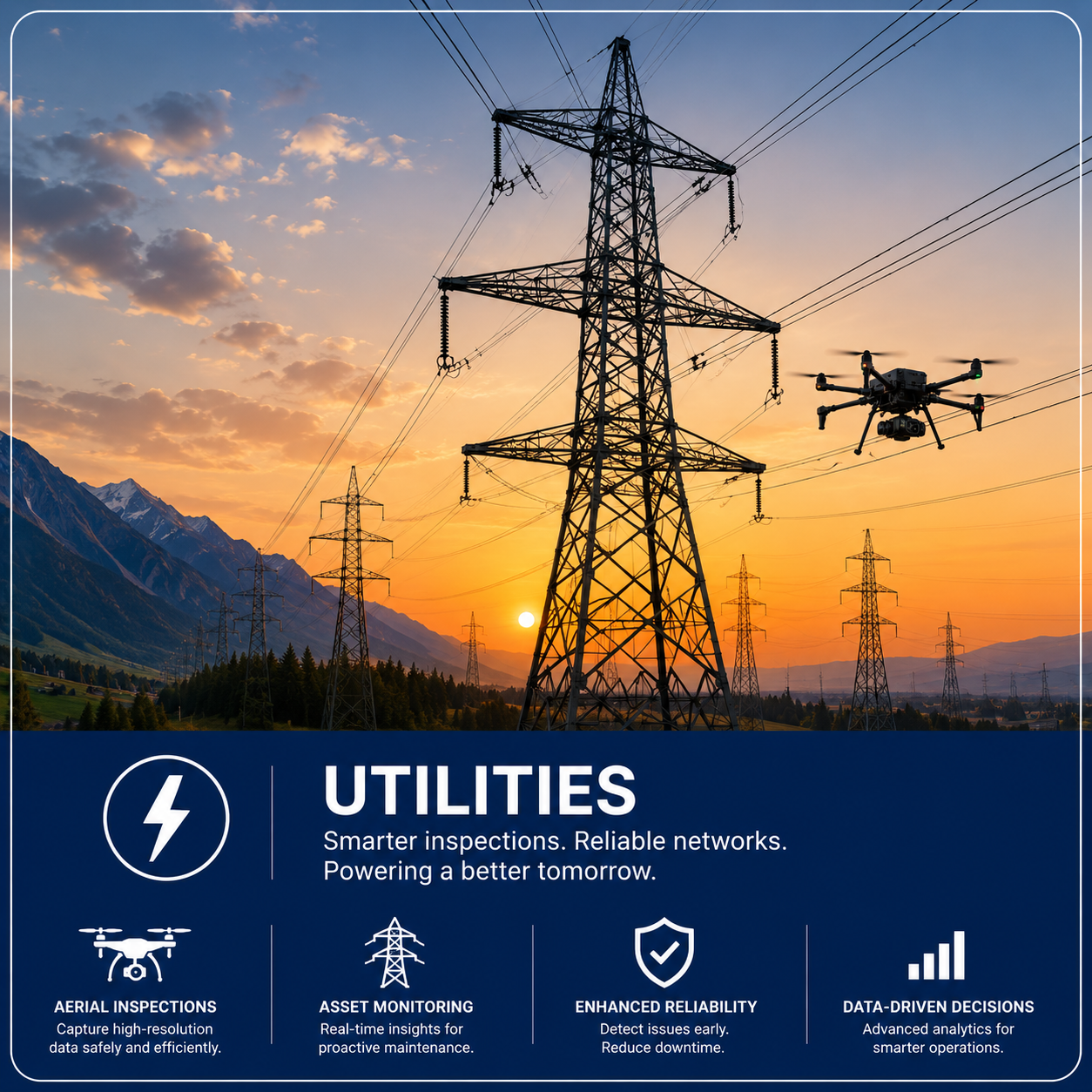 Utilities drone solution