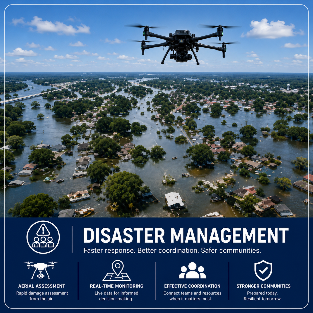 Disaster Management drone solution