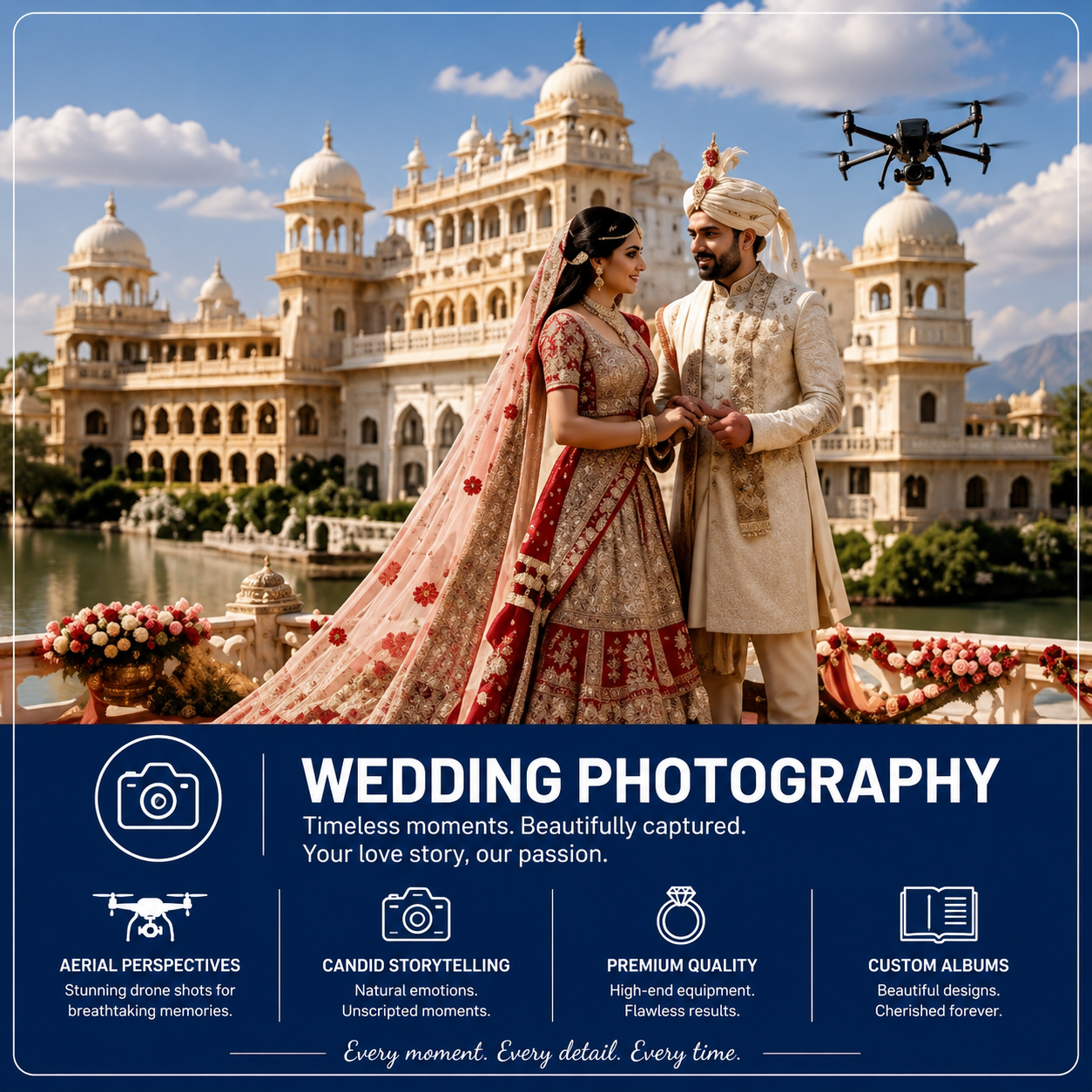 Wedding Photography drone solution